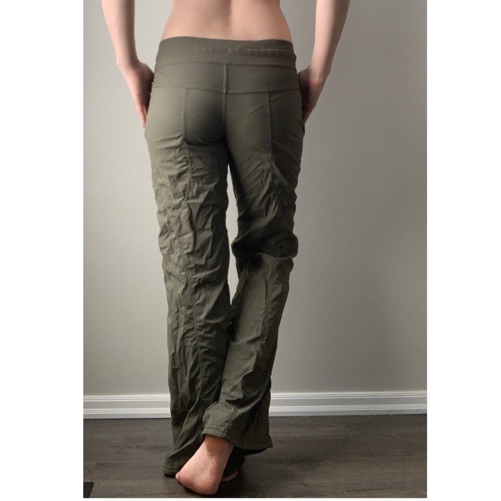 Olive Green Dance Studio Unlined Pant